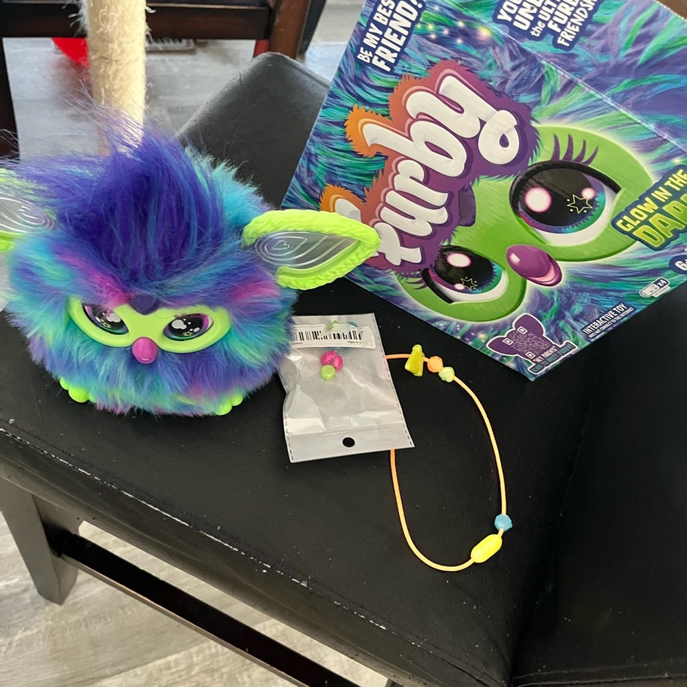 Glow-in-the-Dark Plush Toy - Blue and Green